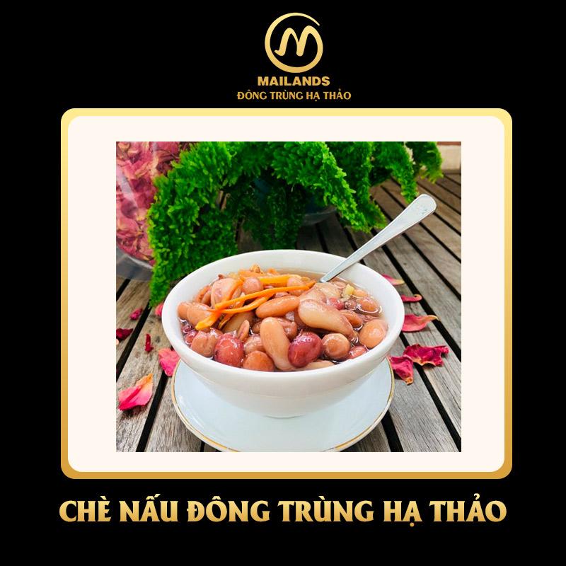 Chè ngũ đậu Đông trùng hạ thảo