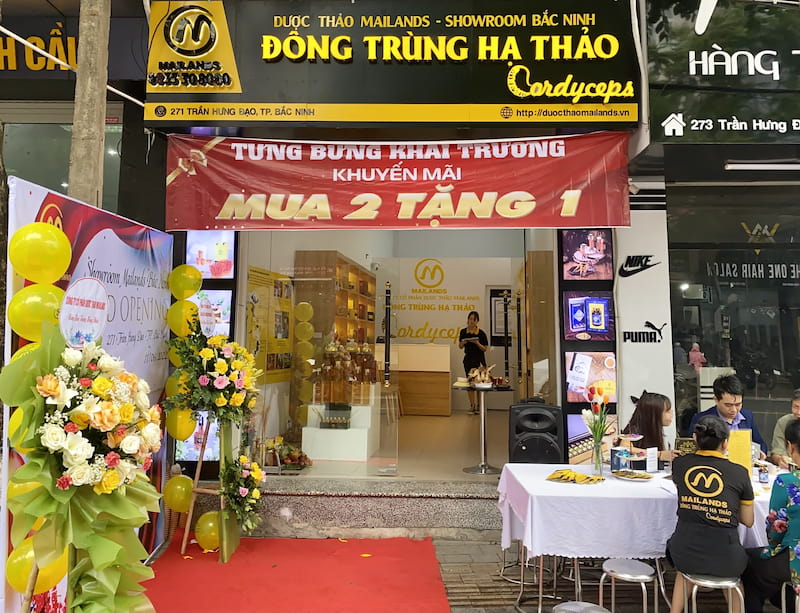 Cửa hàng Đông trùng hạ thảo Bắc Ninh số 271 Trần Hưn Đạo