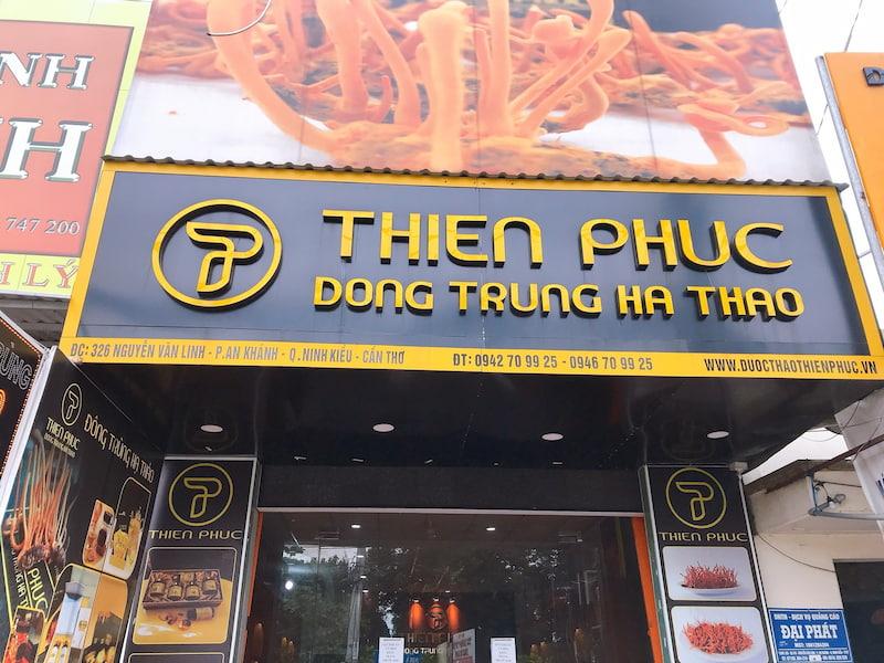 Cửa hàng đông trùng hạ thảo Thiên Phúc tại Cần Thơ