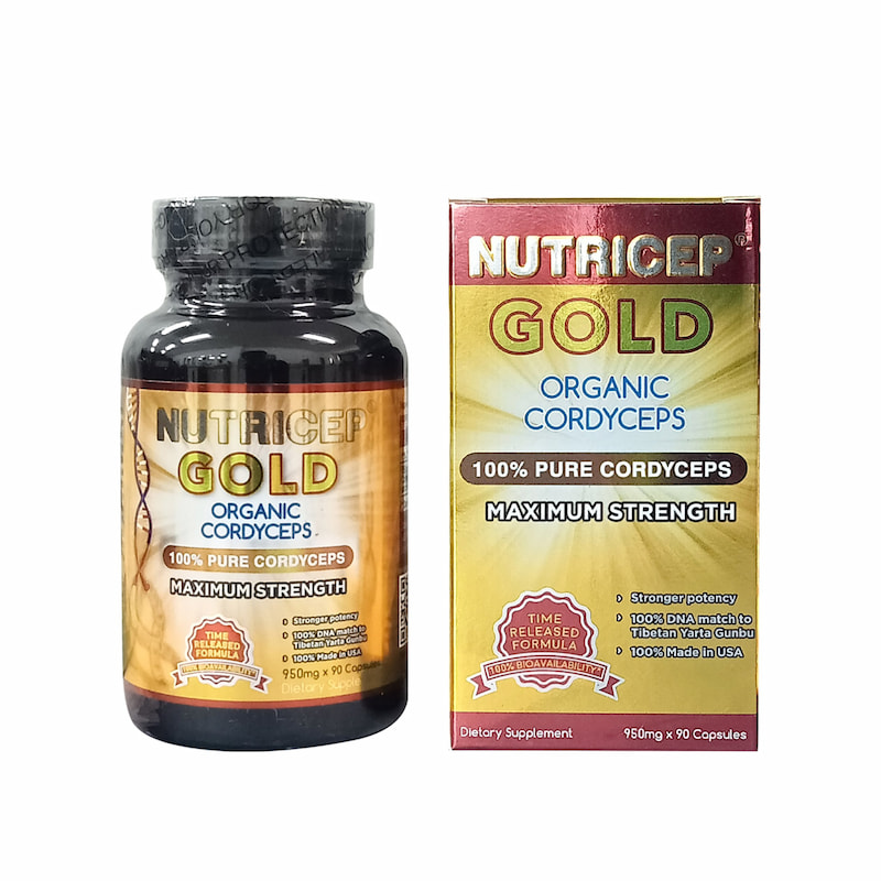 Đông Trùng Hạ Thảo Nutricep Gold Organic Cordyceps Từ Mỹ