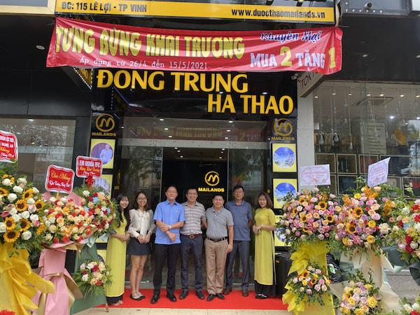 Khai trương showroom Đông trùng hạ thảo tại 115 Lê Lợi, Nghệ An