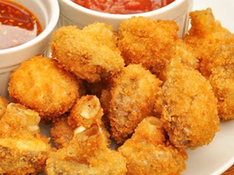 Nấm hoàng đế chiên xù