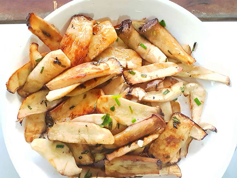 Nấm hoàng đế nướng bơ