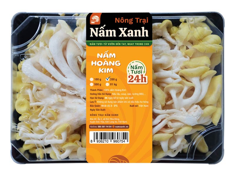 Giá Nấm Hoàng Kim là bao nhiêu? - 200 gram