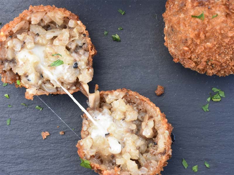 Nấm Truffle làm món gì ngon - Truffle Arancini