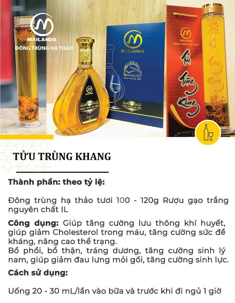 Rượu Đông trùng hạ thảo