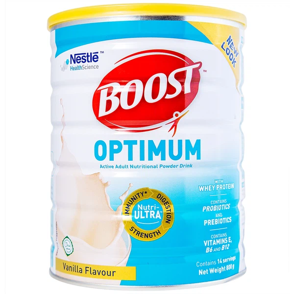 Sữa Nestlé Boost Optimum bổ sung dinh dưỡng cho người lớn