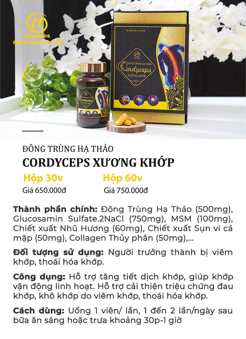 Viên ĐTHT thảo xương khớp